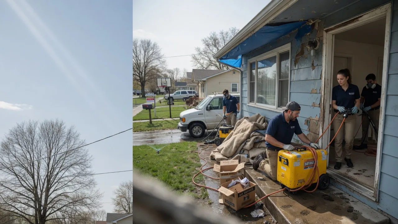 Basement Flood Cleanup in Neosho Falls, KS near me